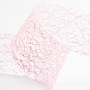 La Ribbons - 25mm Metallic Ribbon, LA pink color