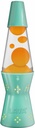 11.5" LAVA CANDLE LAMP GLOSS TURQOUIS/ORG/CLR