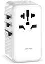 Hyphen Chargepoint Gan Universal Travel Adaptor 100W - White
