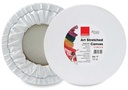 Stretched Canvas - 16inch/40 cm - White - 380 Gsm - Circle - Professional