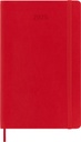 Moleskine Classic 12Month Daily Planner Large (5" x 8.25") Soft Cover Scarlet Red