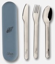 Cutlery Set Silicone Dusty Blue