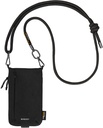 Mageasy Phone Sacoche Utility Crossbody Bag (Cordura) + Strap Phone Lanyard 8.3Mm-Graphite Black (Cordura) + Black 