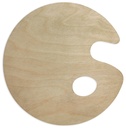 Color Mixing Pallete - Wooden Round 350mm 