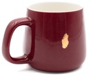 Ceramic Mug Maroon Glossy 330ml