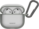 MagEasy Roam Case for AirPods 4- Translucent Gray