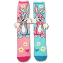 Cotton Candy 3D Bunny  Kids Socks One Size