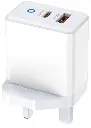 Universal Travel Power Adapter 35W ( 1X Type-C / 1X USB-A Ports )
