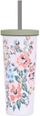 TS wildflowers Vacuum tumbler with strow 830ML