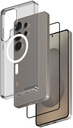 Smartix Premium Magsafe Clear Case+Protector for Samsung S25 Ultra 