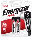 Energizer Max AA Alkaline Batteries 2