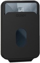 Guan Mag-Wallet Stand&Grip With Metal Ring Black