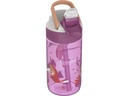 Water Bottle With Straw Lid 400 Ml / 14Oz  Bpa Free     Toekan Love  -  Kambukka Lagoon