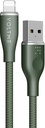 Voltme Powerlink Rugg Double Nylon Cable USB A to Lightning 3A / 1.2M Zinc-Alloy Connector GREEN 