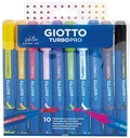 Felt Tip Marker Dou Side Set Of 10 Pcs, Giotto Turbo Pro