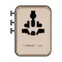 Momax 1-World2 Gan 70W 5-Port Usb-C Ac Travel Adaptor (Desert Titanium)