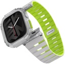 Skinarma Magnetic Apple Watch Strap + Watch Case Bundle 42 Mm Gemini (Niteglow) Lime Green