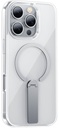 Hoco Dg28 Ip16 Pro Max Dragon Protective Case With Folding Magnetic Holder, Transparent