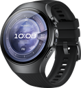 Huawei Watch 5 46MM LTE Black - Stainless Steel Case Black Fluoroelastomer Strap 