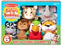 Md Safari Puppet Set (6 Pc) 46009118