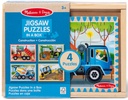 Melissa And Doug Construction Puzzles In A Box