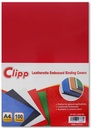 Cover Binding Leather 230 Gsm A4 Pk=100 Red