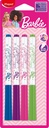 White Board Markers Barbie Bls=4Pcs
