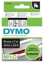Dymo Tape 19Mmx7M Transparent D1