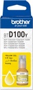 Brother BTD100Y Yellow Cartridge For DCP-T430W,DCP-T530DW,DCP-T730DW,DCP-T830DW,MFC-T930DW