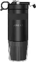 Lepresso 480Ml Vaccum Insulted Coffee Cup Dispenser With Silicon Grip Ring - Black