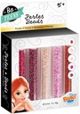 Buki Bead Tubes Pink 