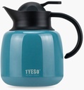 Tyeso Stainless Steel Vacuum teapot - 1000ml Green