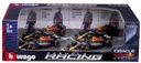1:43 Formula (Without Helmet & Plastic Stand) - Red Bull Racing 4-Pk.