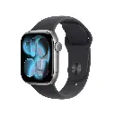 Apple Watch Series 11 (GPS) 42mm Space Gray Aluminum Case with Black Sport Band - M/L - Space Gray