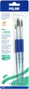 Blister pack 3 round brushes (goat & synthetic hair) ergo plastic handle 116 series nÂº 2, 8 and 12