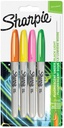 Sharpie Permanent Marker Neon Bls=4col
