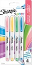 Sharpie Permanent Marker S Note Chisel Bls=4clr