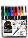 Uni Posca Pc-3M Bullet Set Of 8 Assorted