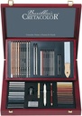 Professional Drawing Set Of 52 Pcs- Selection, Wooden Box