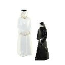 Human Arab Figure Mode 1:75 Set 2Pcs