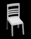 Chair Model 1:25 H-38Mm 2Pcs