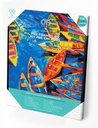 Dotting Diamond Set Blue Bay kit with frame 45.00 x 35.00 CM