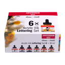 AAC Ink Set Letter 6X30Ml Cb