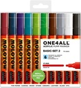Acrylic Marker One4All 227HS Wallet Basic-Set 2 Rectangle Ast Molotow-MO200457