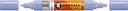 Acrylic Marker One4All Twin 1,5/4mm #209 Blue Violett Pastel Molotow