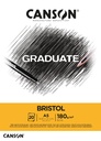 Pad Canson GRaduate Bristol A5 180GSM 20SH