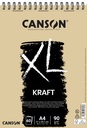 Kraft Pad A4 Spiral 60Sh Canson Xl 90G