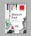 Sketch Pad Spiral - 40SHEET, 150gsm, Professional - A5