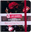 Talens Art Creation Sketchbook Still Life with Flowers in a Glass Vase | 12 x 12 cm, 140 g, 80 sheets
