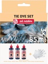 TAC TIE DYE SET BLACK 3X85ML